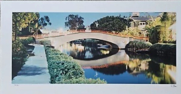 Robert Sheer Spirit Gondoliers At The Venice Canals CA Single Exposure Photo #’d