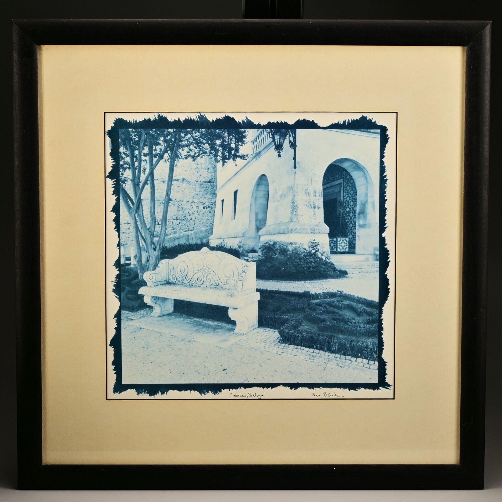 ALAN BLAUSTEIN Original Vintage Signed Coimbra Europe Landscape Photograph Print