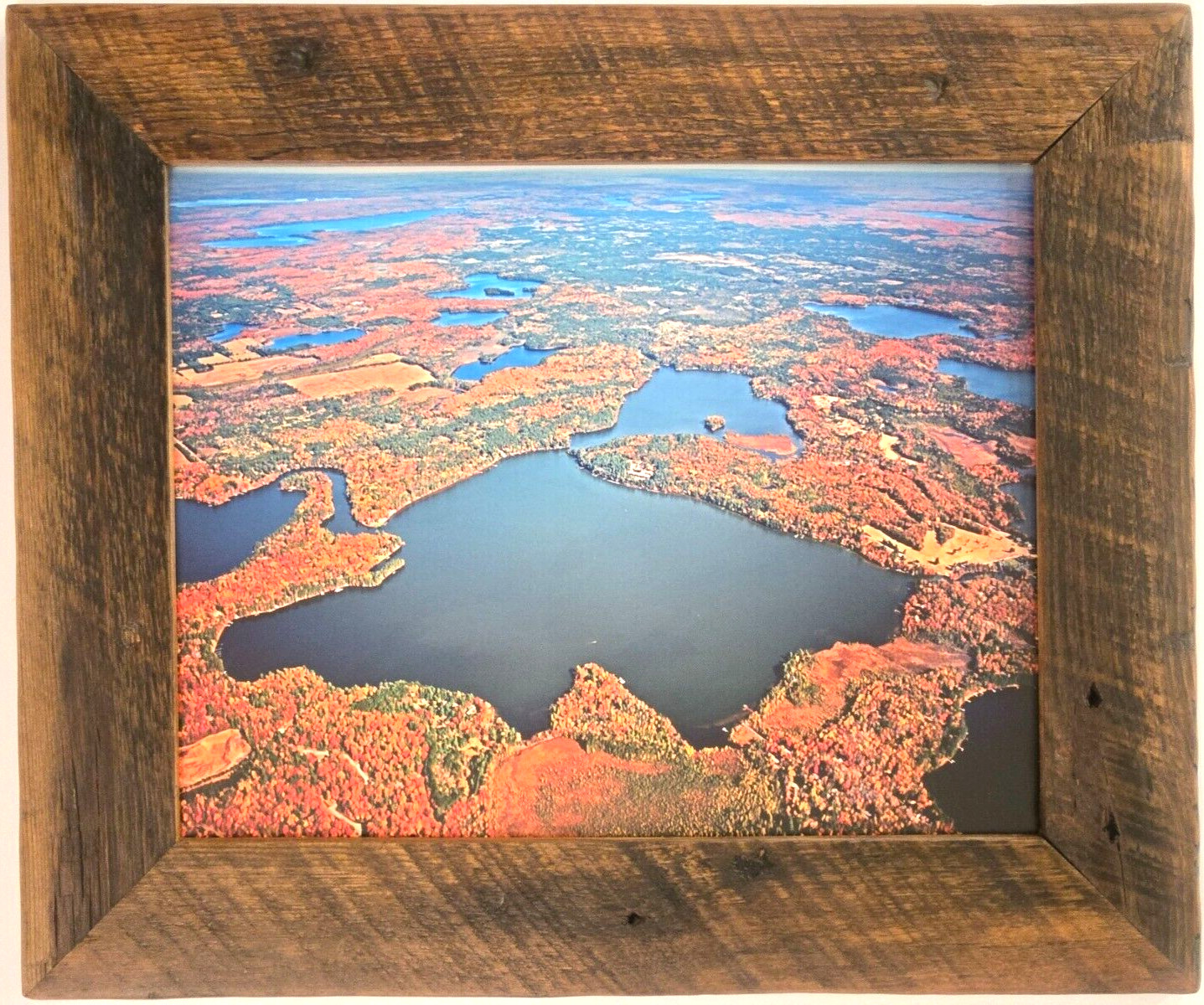 Eagle Lake, Vilas County, Eagle River, Wisconsin Aerial Photo. Frame Optional.