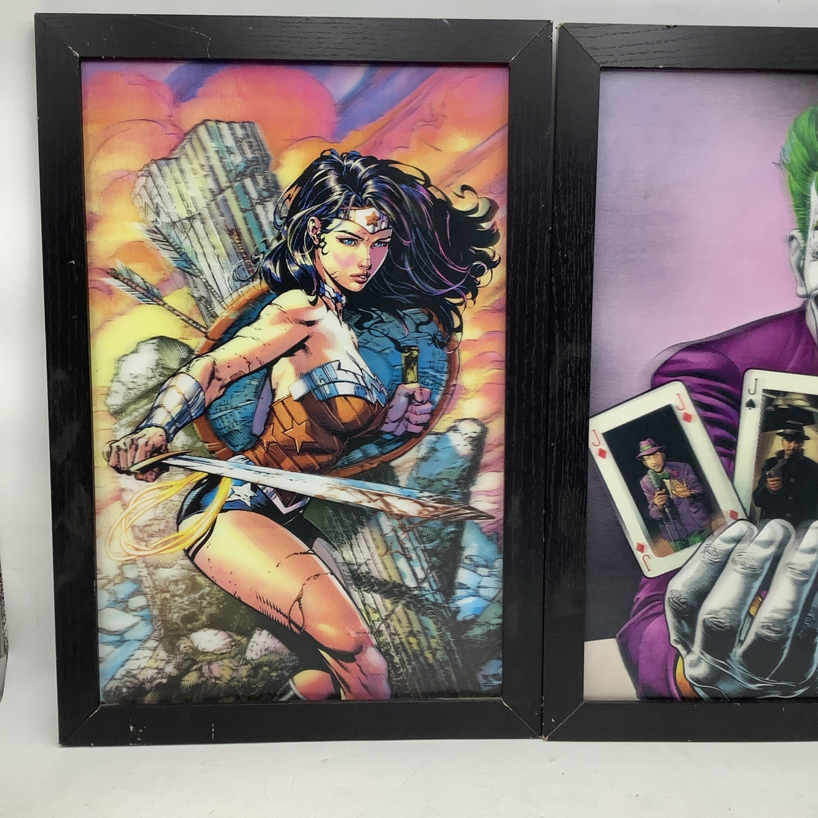 DC Comics The Joker 3D Holographic Picture, Framed, 19in. x 13in.