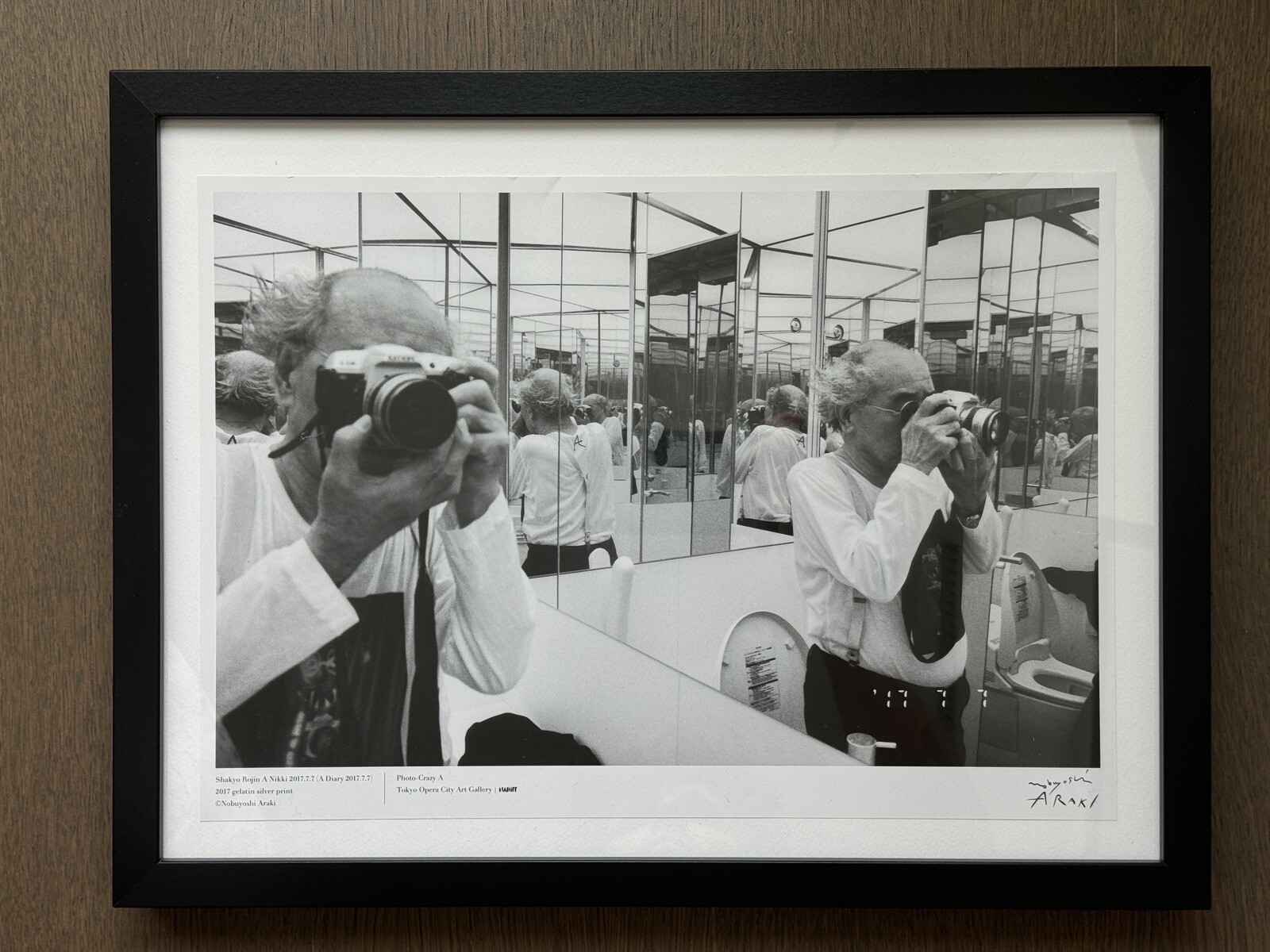 🎈SIGNED Nobuyoshi Araki – Self-Portrait, Original 2017, Lim Ed Photo Print RARE