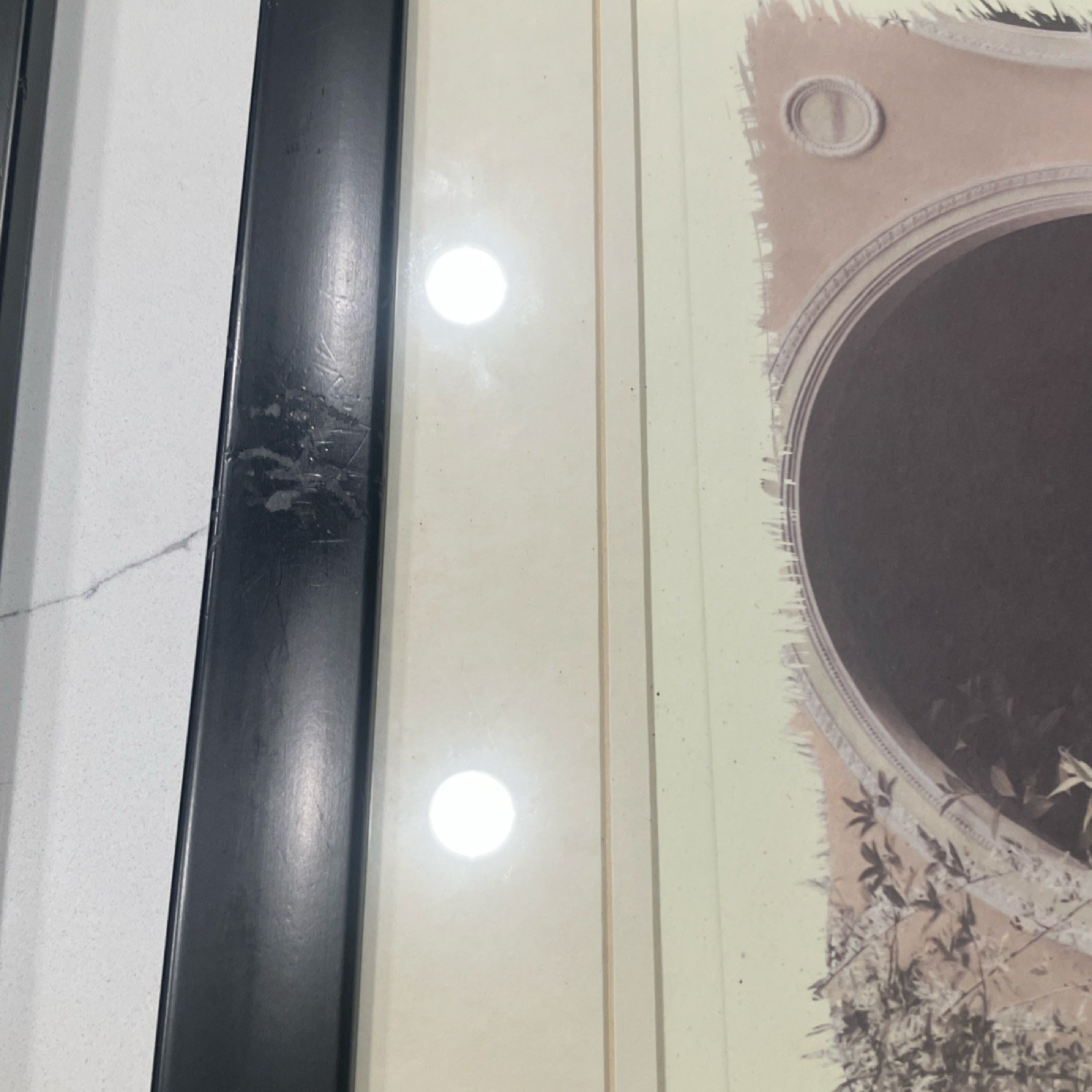 Alan Blaustein European Garden Sepia Set of 3 Framed Landscape Photographs