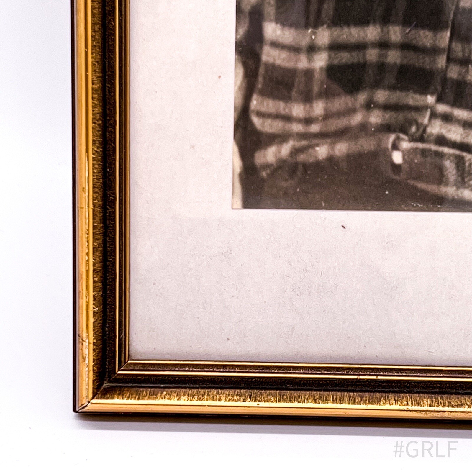 Vintage Portrait Photography of Two Girls Framed with Glass Insert | 32x40cm