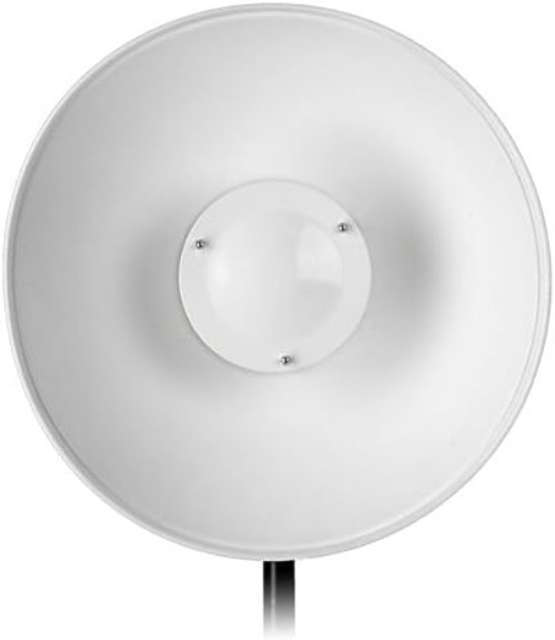 Durable 16in All Metal Beauty Dish with Diffusion Sock – Photography Essential