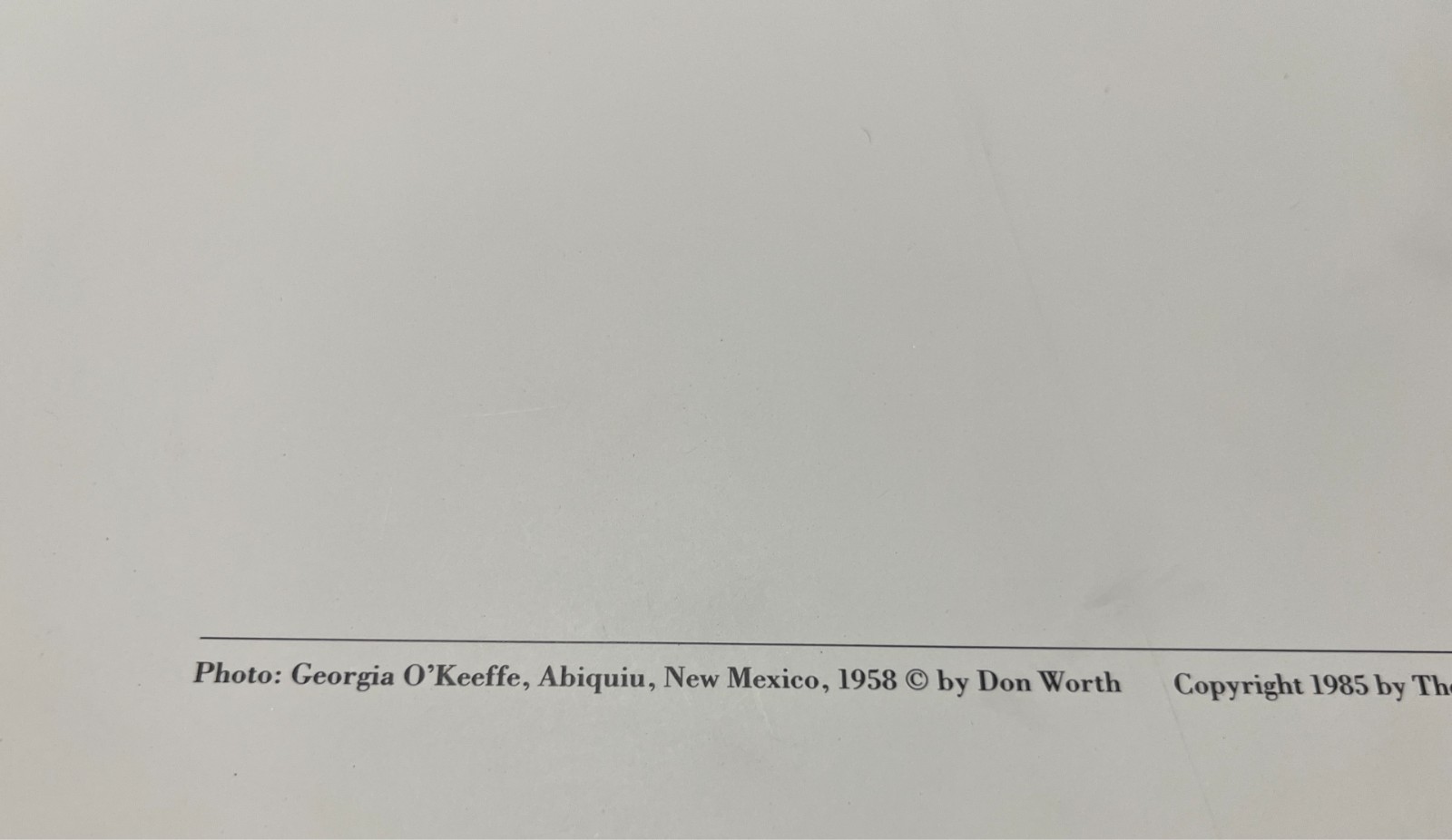 GEORGIA O’ KEEFFE Abiquiu New Mexico Don Worth Reproduction Lithograph Signed