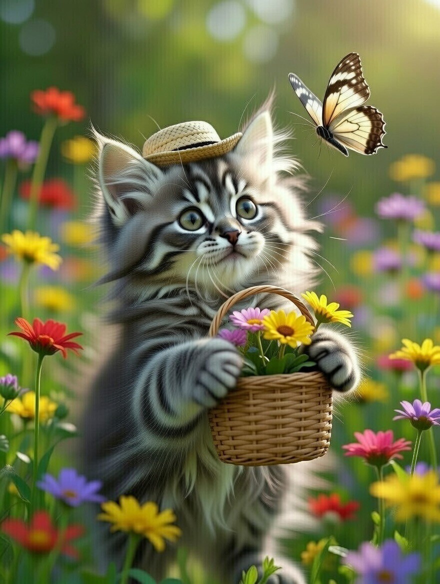 cute cat art 8*10 photos print cute cats art photo print wall art glossy photo