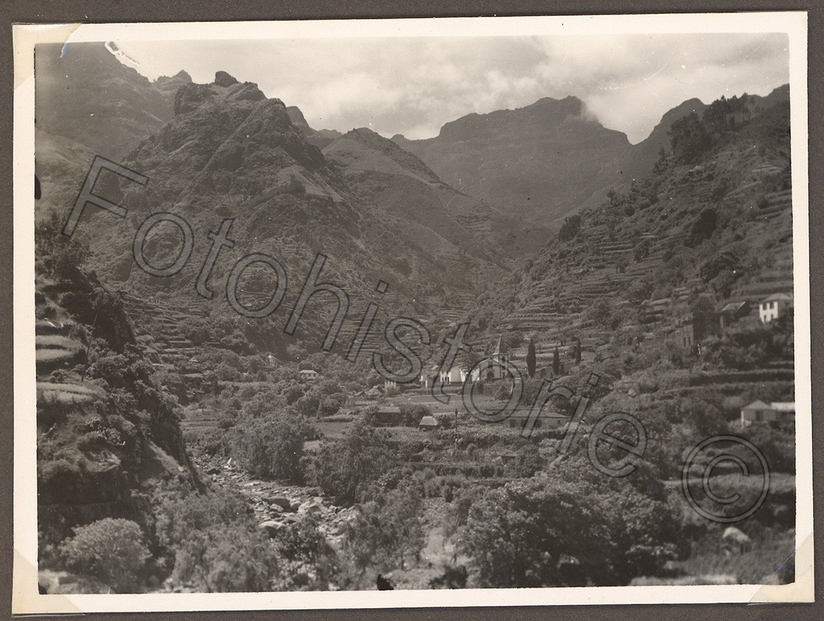 Photo Portugal Madeira São Vicente Valley Landscape Village Church 1934