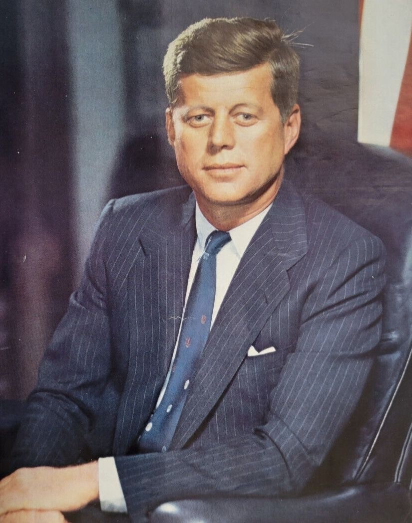 JFK John f kennedy 8*10 photo print vintage american president poster wall decor