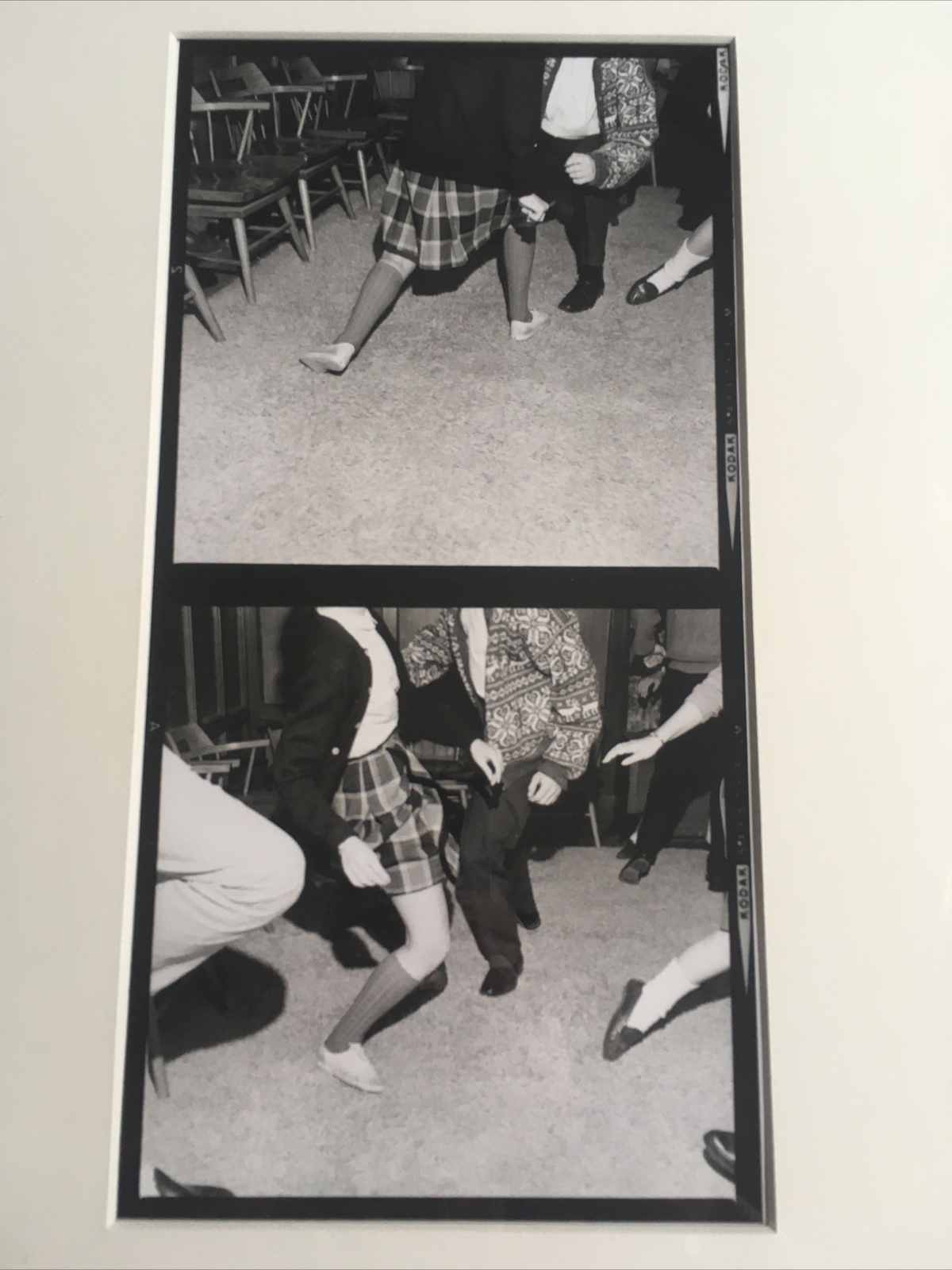 Framed 16 x 20 B/W Silver Gelatin Print VTG Photo Sigma Chi Dance Chicago 60’s