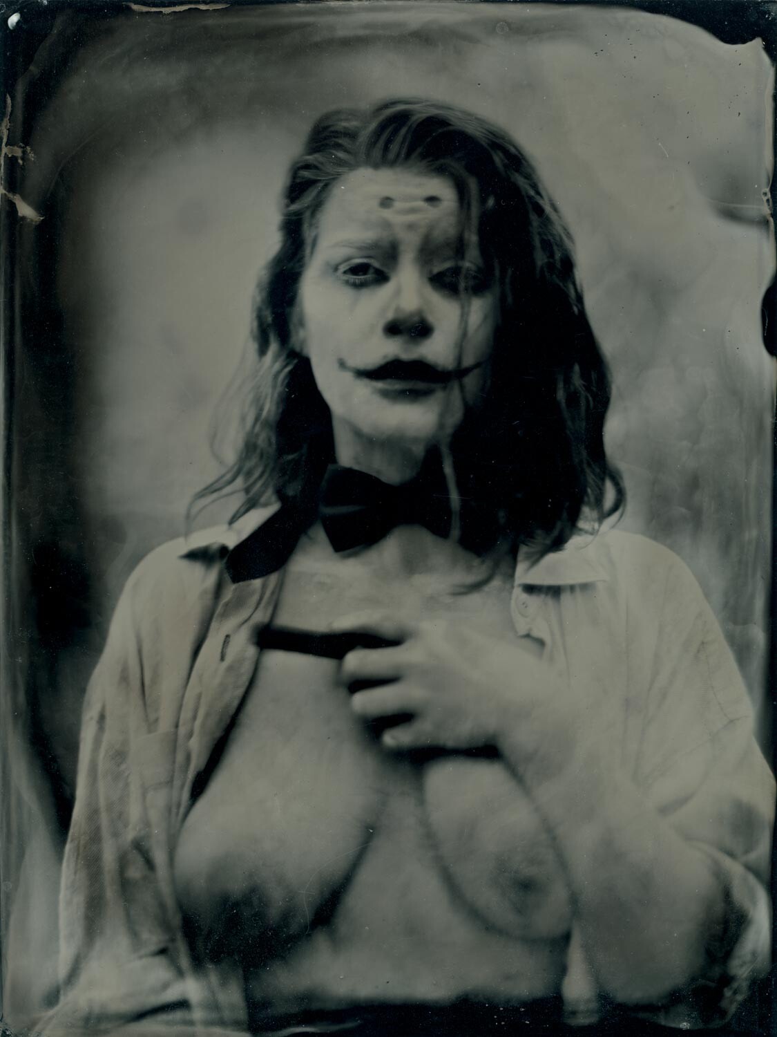 Original ART Nude COLLODION WETPLATE 18x24cm (8×10″) 011