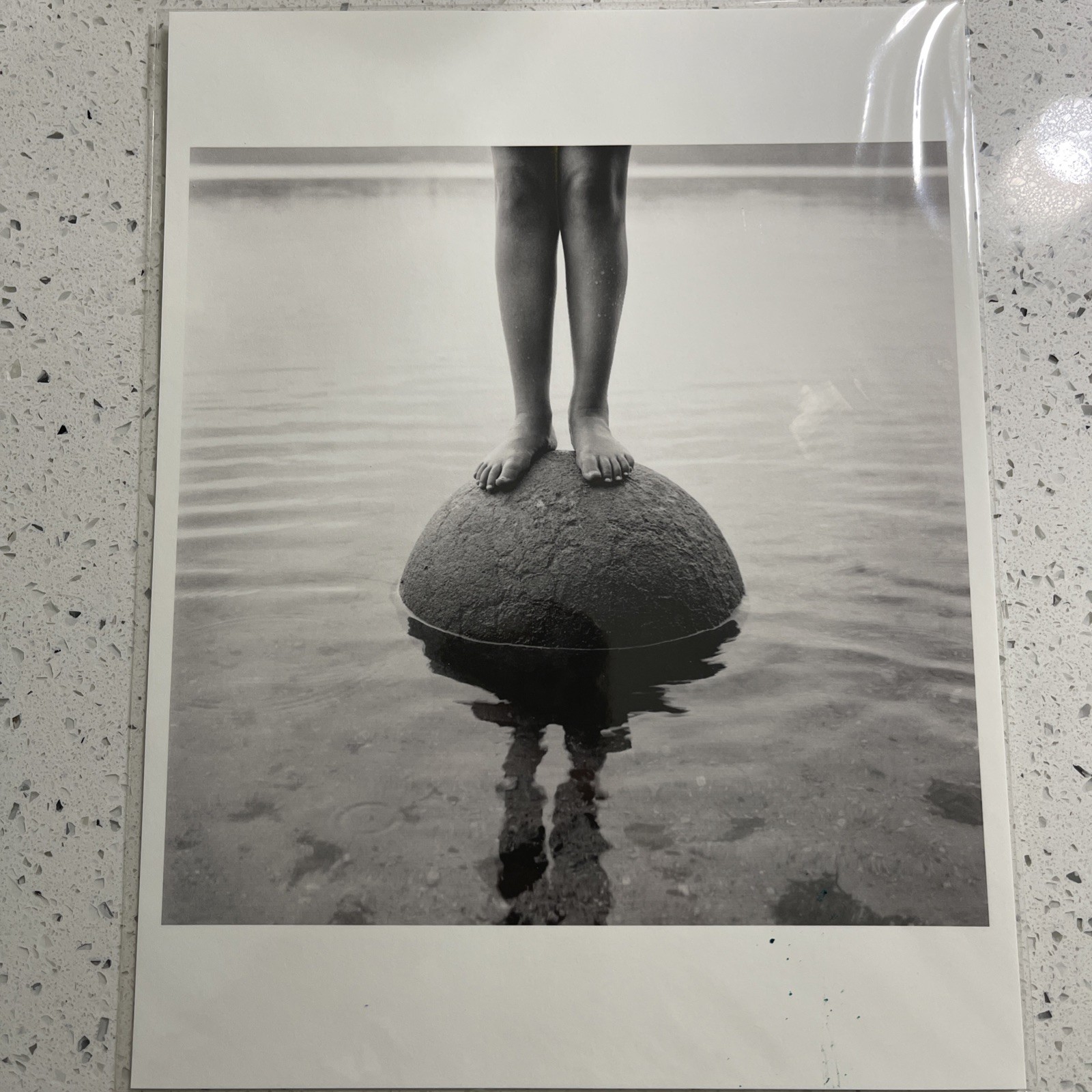 Aline Smithson – Cement Ball, 2007 – B&W Photograph 11×8.5, SIGNED 16/20