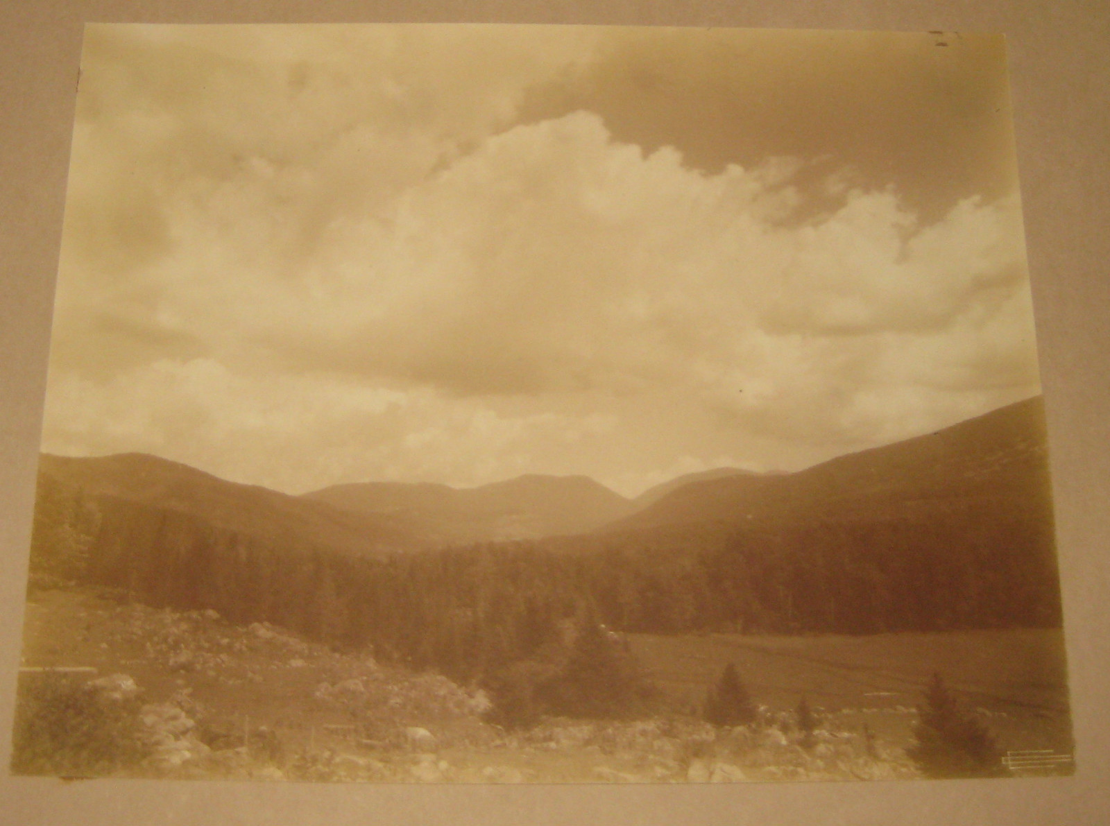 ANTIQUE *CLIFTON CHURCH* VIEW FROM EAGLE MOUNTAIN HOUSE WHITE MOUNTAINS NH PHOTO