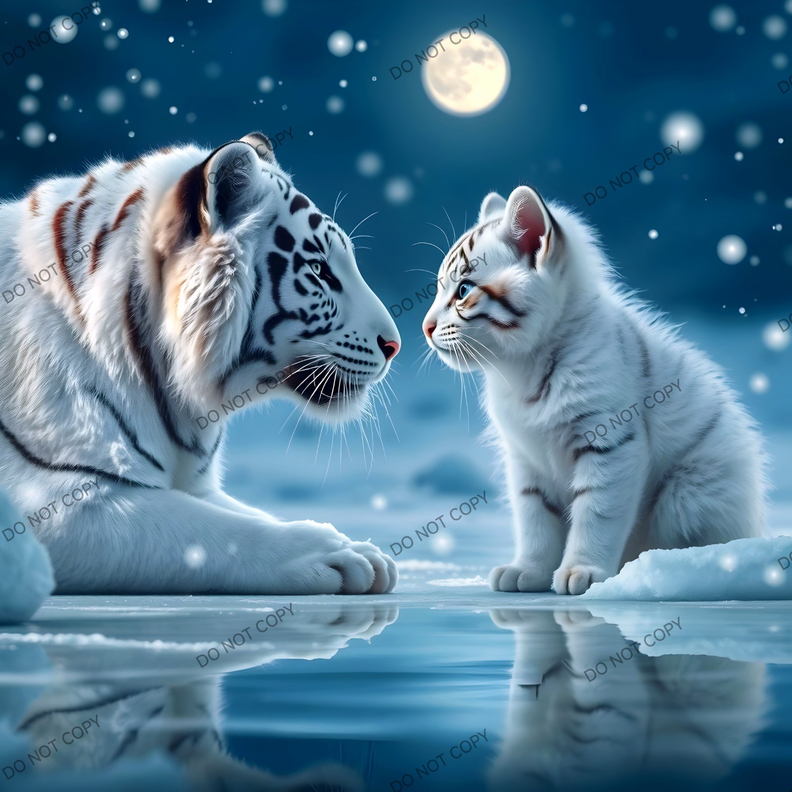 Digital Image Picture Photo Wallpaper Background Desktop PC Tiger AI Art Product