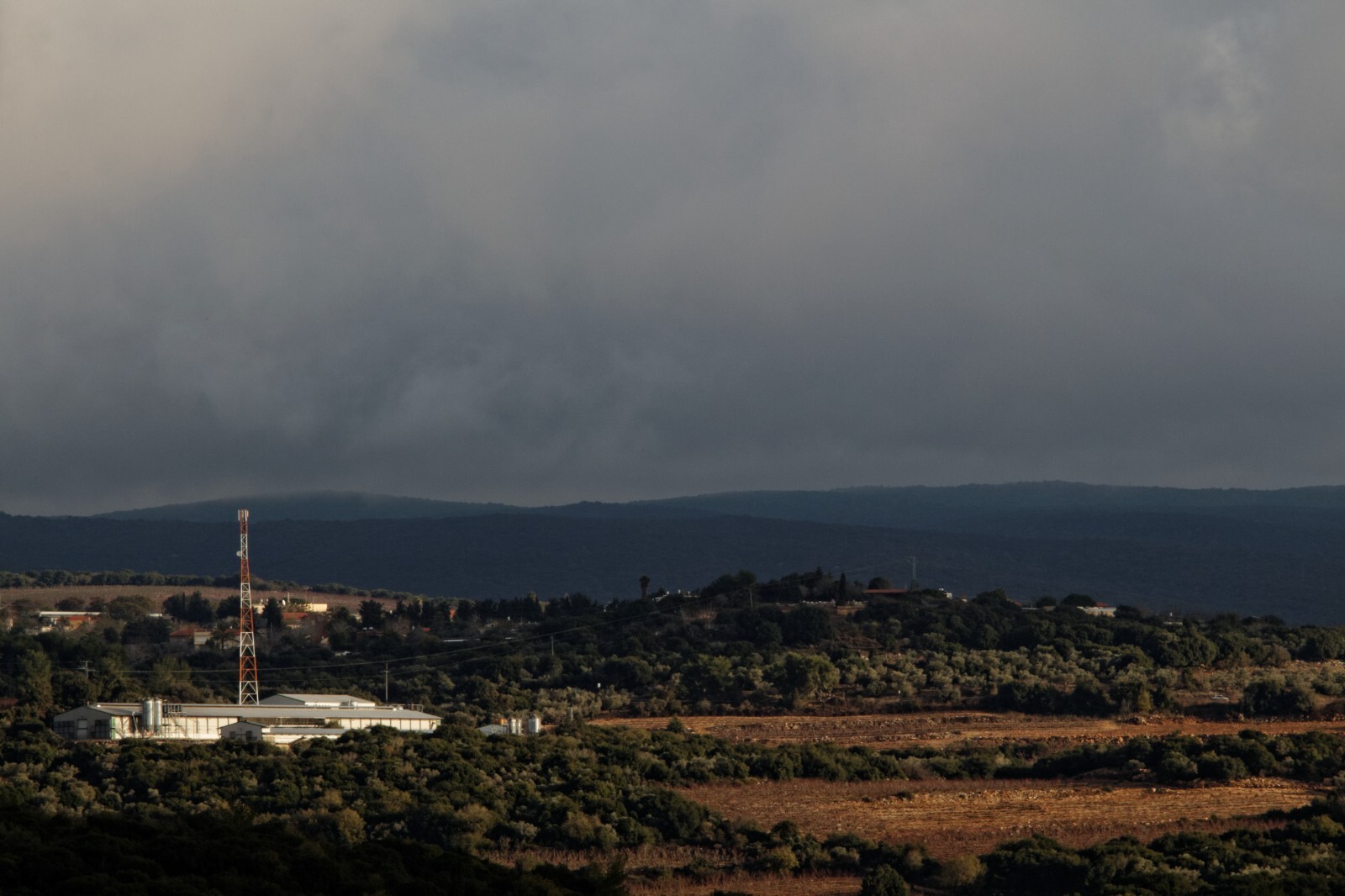 Photo Digital Product Illustration. Storm is coming. Israel.