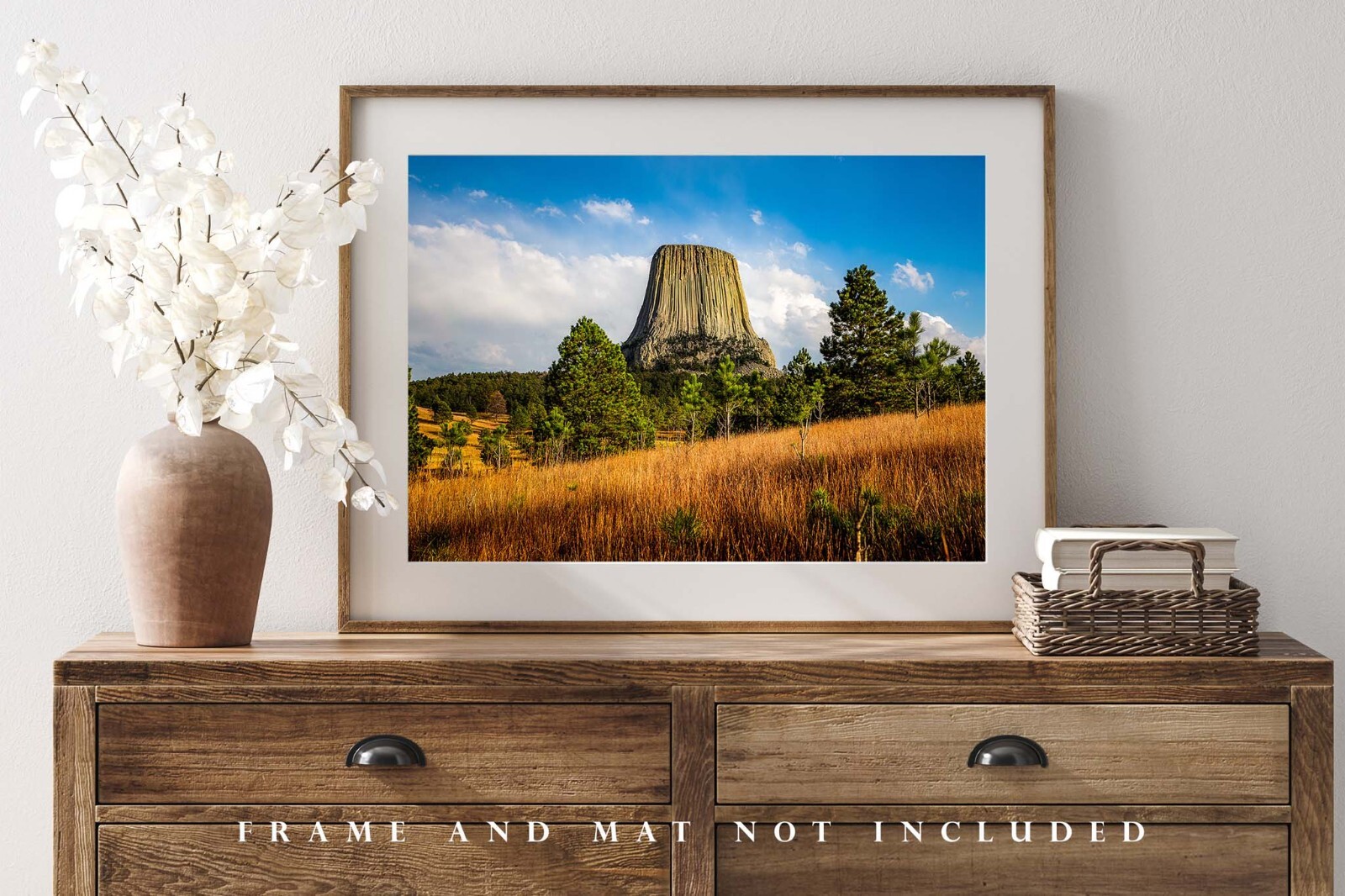 Western Photography Print – Picture of Devils Tower in Black Hills of Wyoming