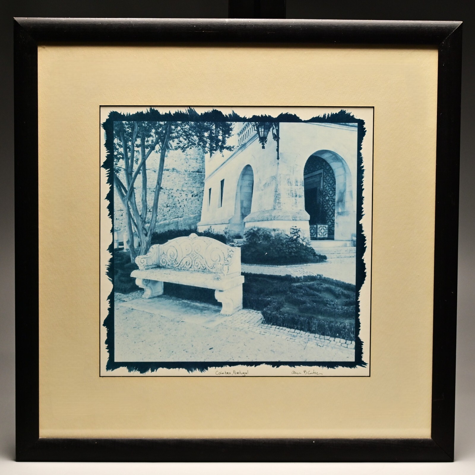 ALAN BLAUSTEIN Original Vintage Signed Coimbra Europe Landscape Photograph Print