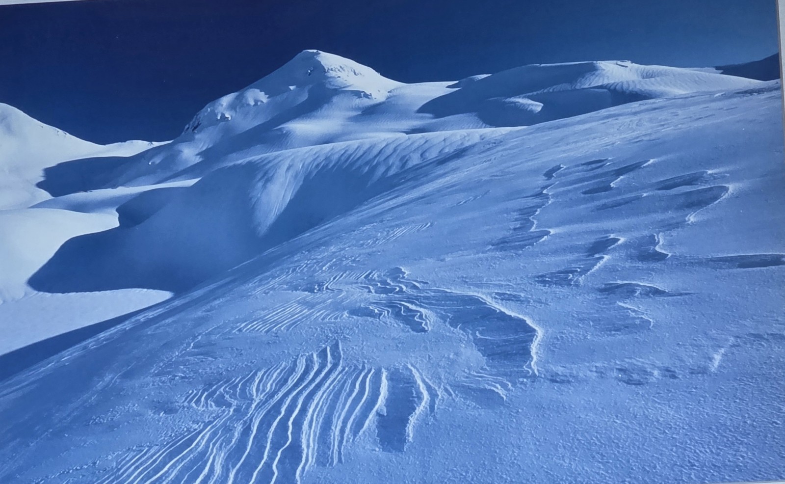 Framed Art Photograph By KUNIO KAWAGUCHI Snowy Tateyama Mountains 18.25 x 14.25