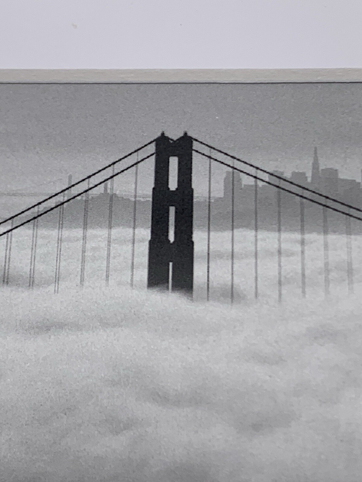 Dennis Dooley Black & White Golden Gate Bridge Archival Pigment Print Photograph