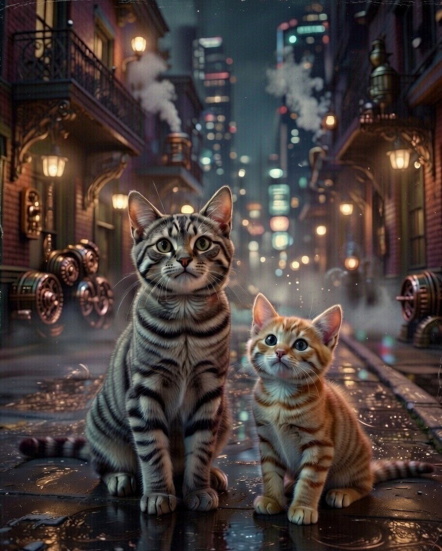 cute cat art 8*10 photos print cute cats art photo print wall art glossy photo
