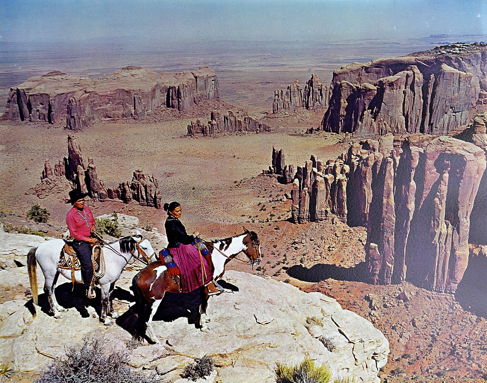 BOB BRADSHAW Color Lithograph Printers Proof 31 x 23 Inches Monument Valley RARE