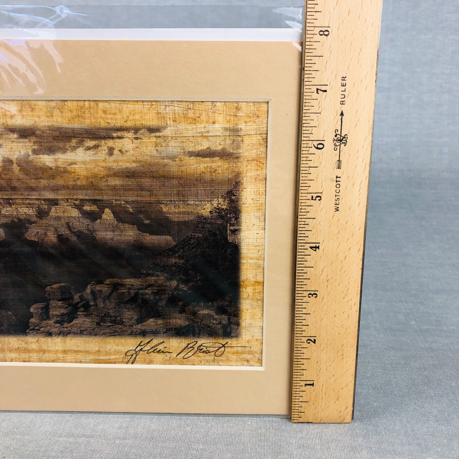 Fine Art Photography Grand Canyon Photo Custom Paper Sepia Alain Briot signed