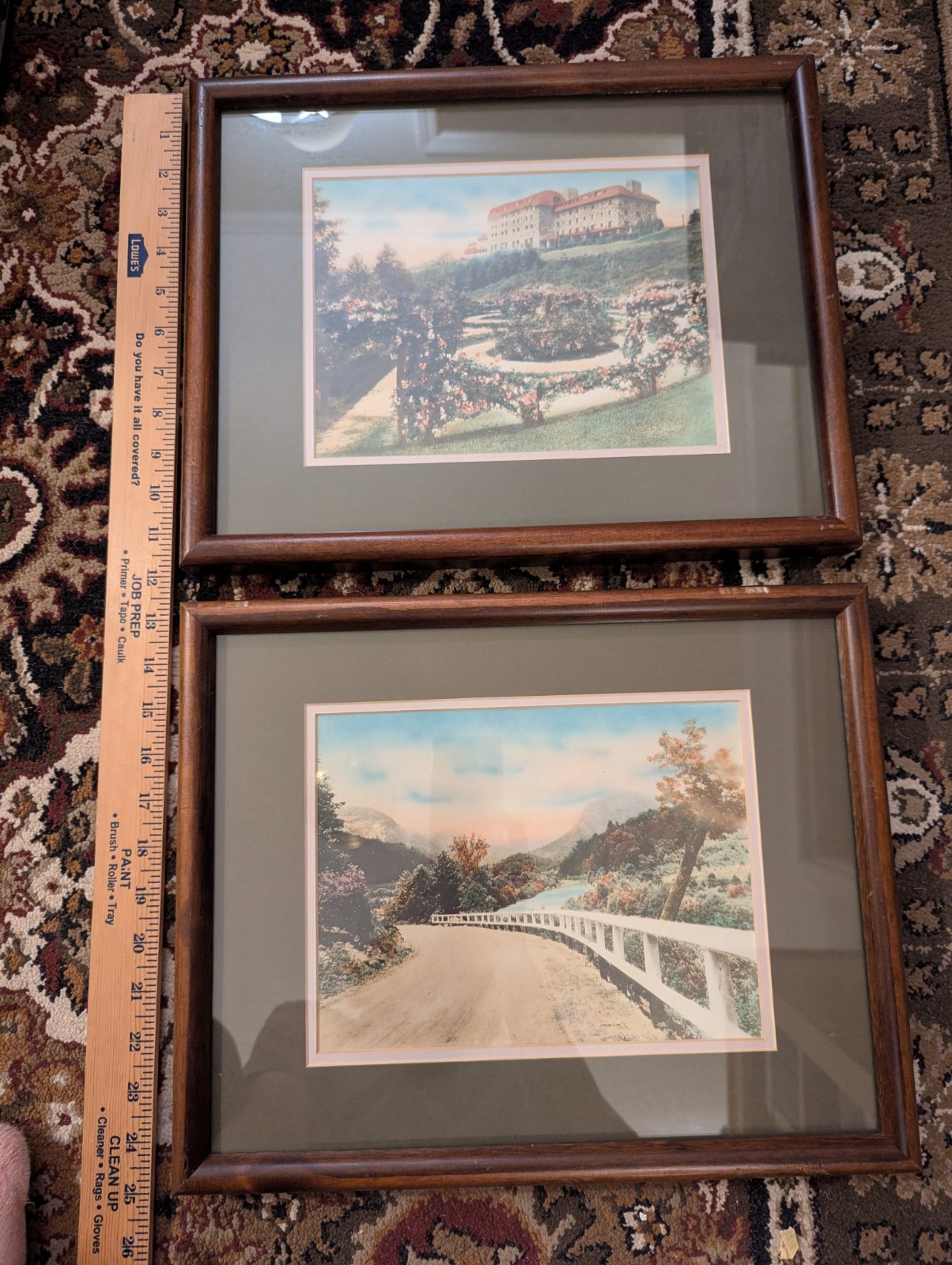 Antique PHOTOGRAPH, HARRIS PICTURE Ashville NC Grove Park Inn Blue Ridge Parkway