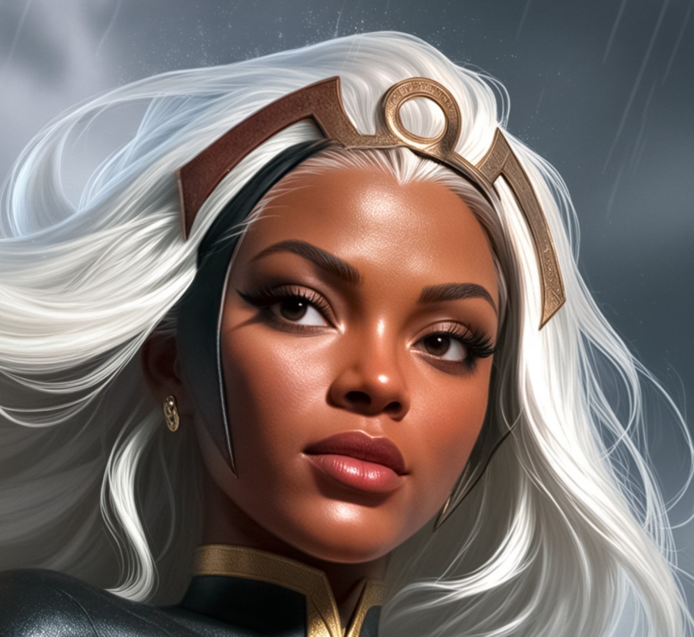 Sexy Storm Ororo Munroe X-Men Goddess of Thunder Metal Sign Wall Art 14″ x 11″