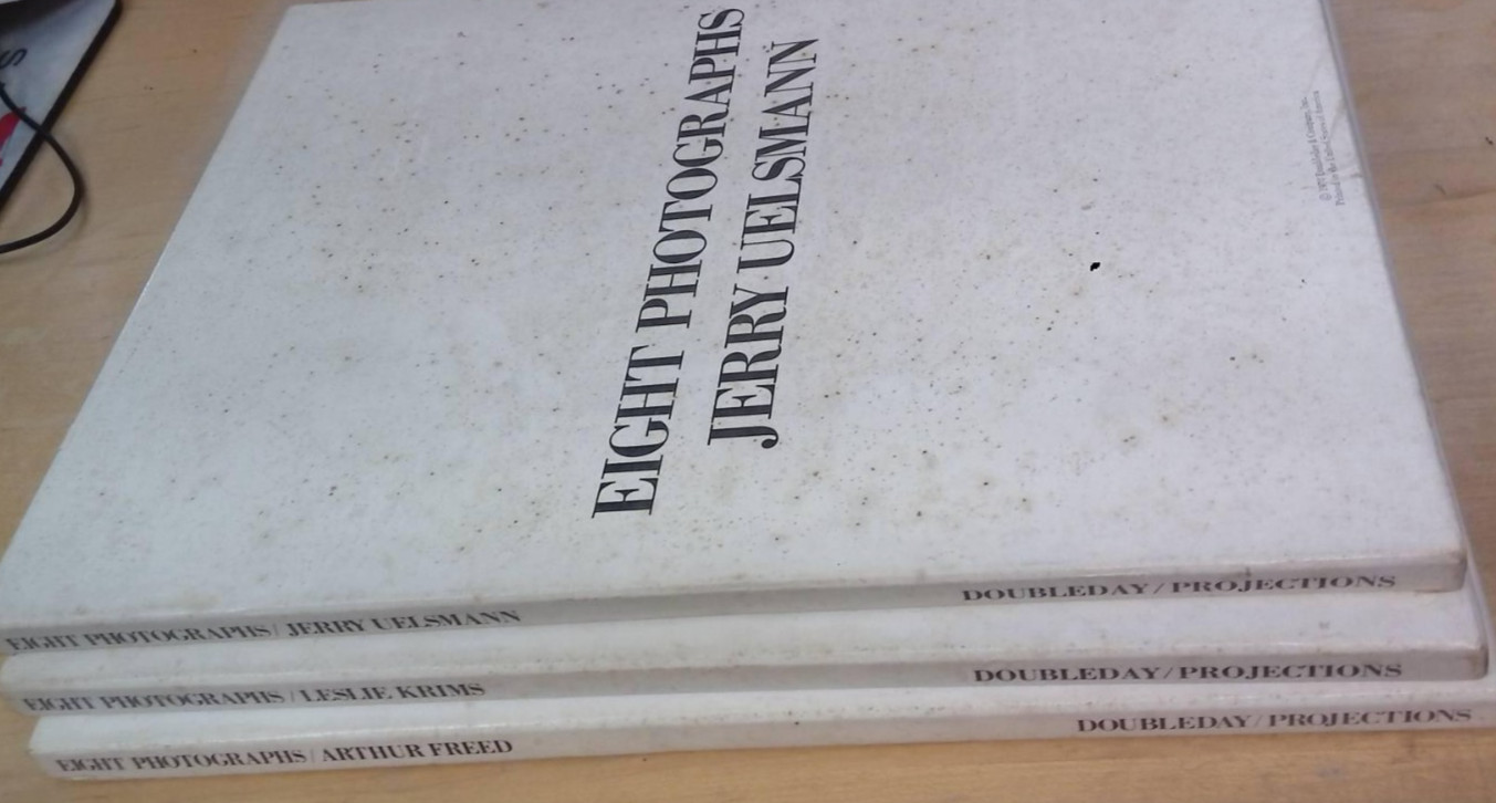 EIGHT PHOTOGRAPHS. 3 PROTFOLIOS BY LESLIE KRIMS, ARTHUR FREED & JERRY UELSMANN