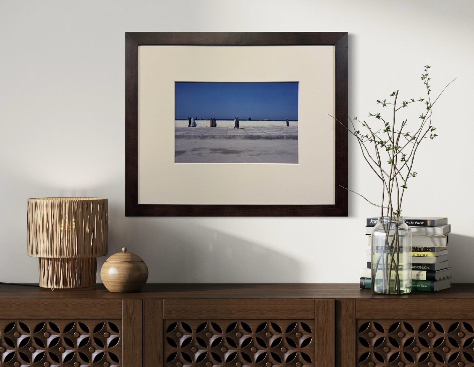 Original 1981 Harry Callahan Morocco Street Scene Dye Transfer Photograph SIGNED