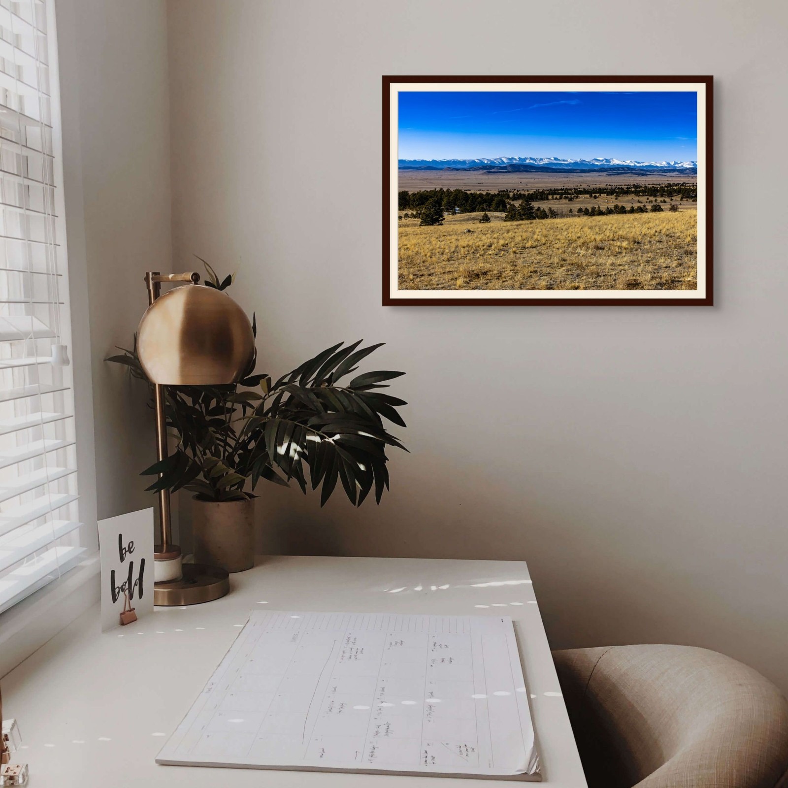 13×19 Fine Art Photography Print – Mountain Valley – Archival Photo Paper