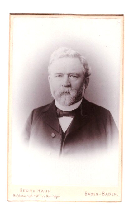 CDV photo around 1900, Doctor Clinic Baden-Baden