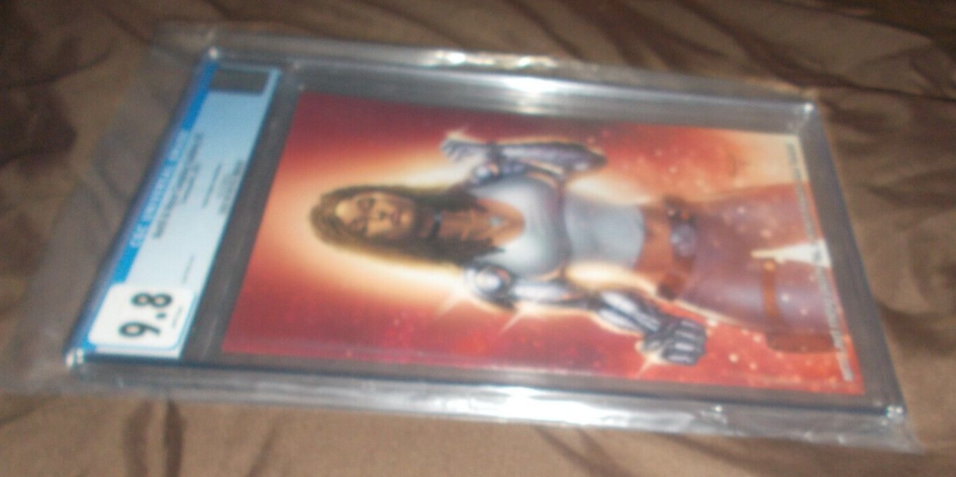 Mortal Kombat Jax CGC 9.8 # 2 SHAH VARIANT 2021 CLEAVAGE! Notti & Nice Cosplay