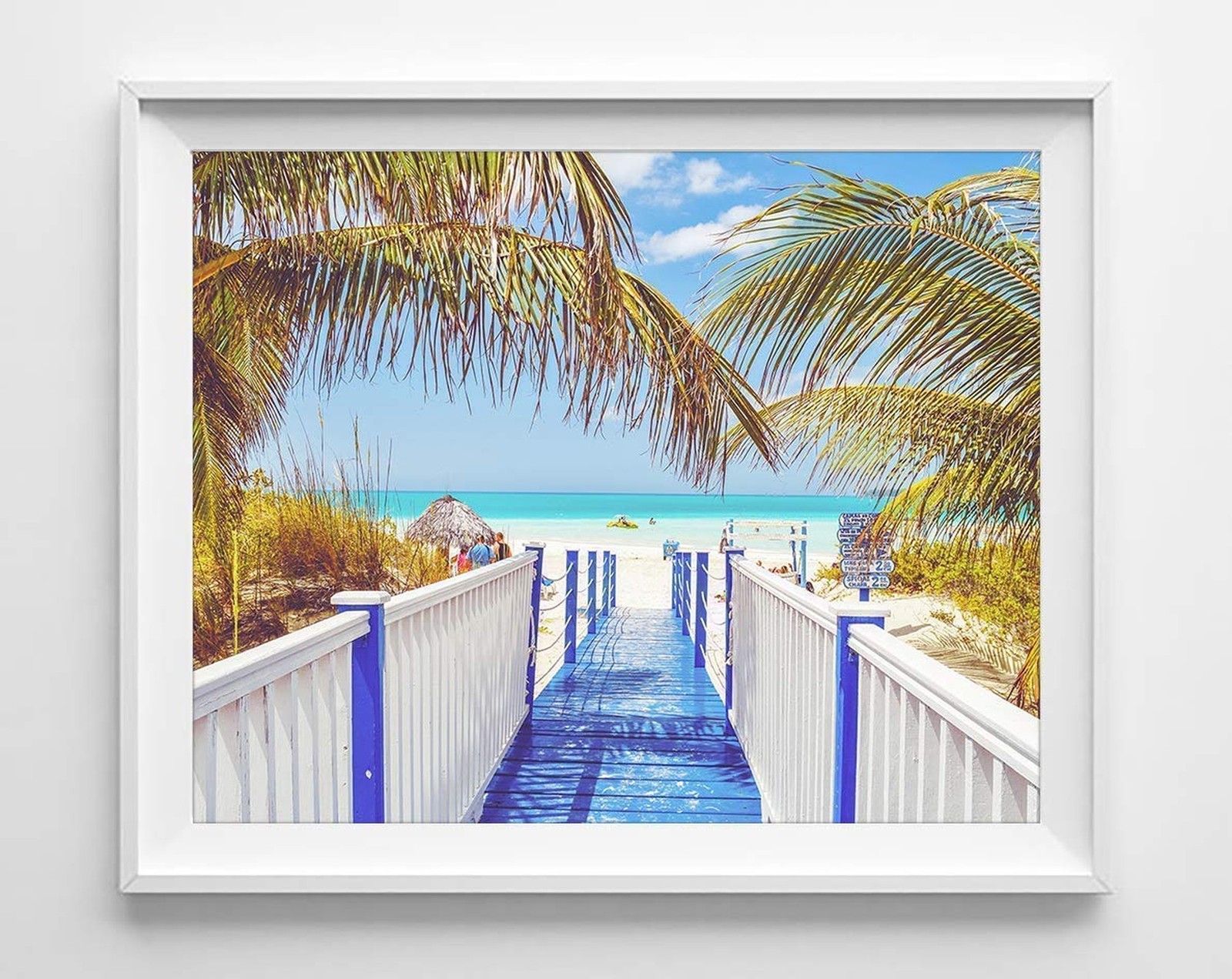 Vintage Vibrant Cuba Photography Photographic Prints, Set of 4, Unframed, Ant…