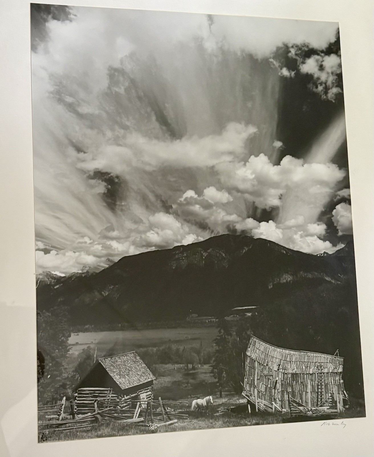Robert “Bob” Werling -Thunderstorm, Canada -Signed 18 X 14” Photograph 1976