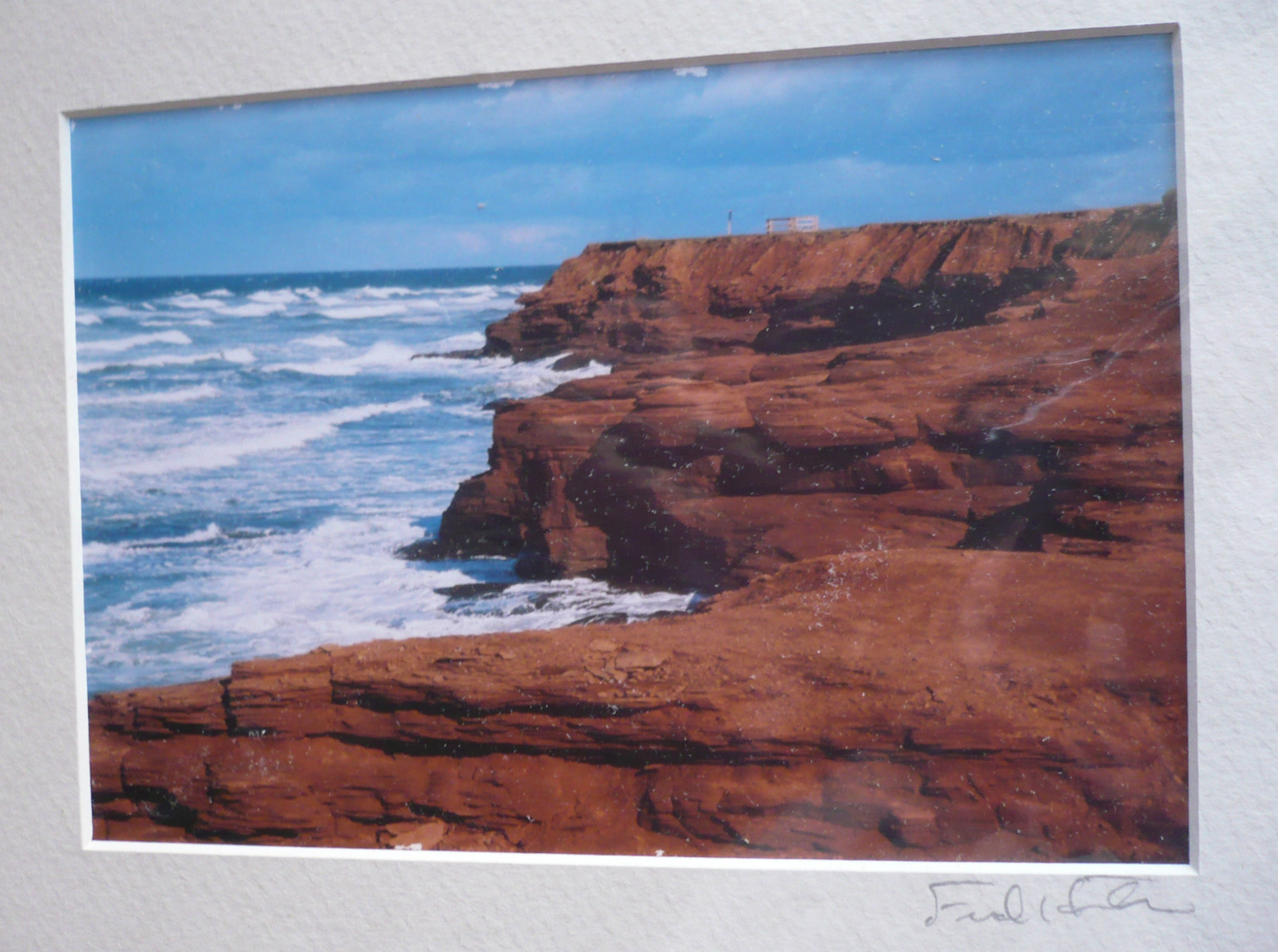 FRED HORTON PUGWASH NOVA SCOTIA CANADA VINTAGE PHOTOGRAPH Coastal Pencil Signed