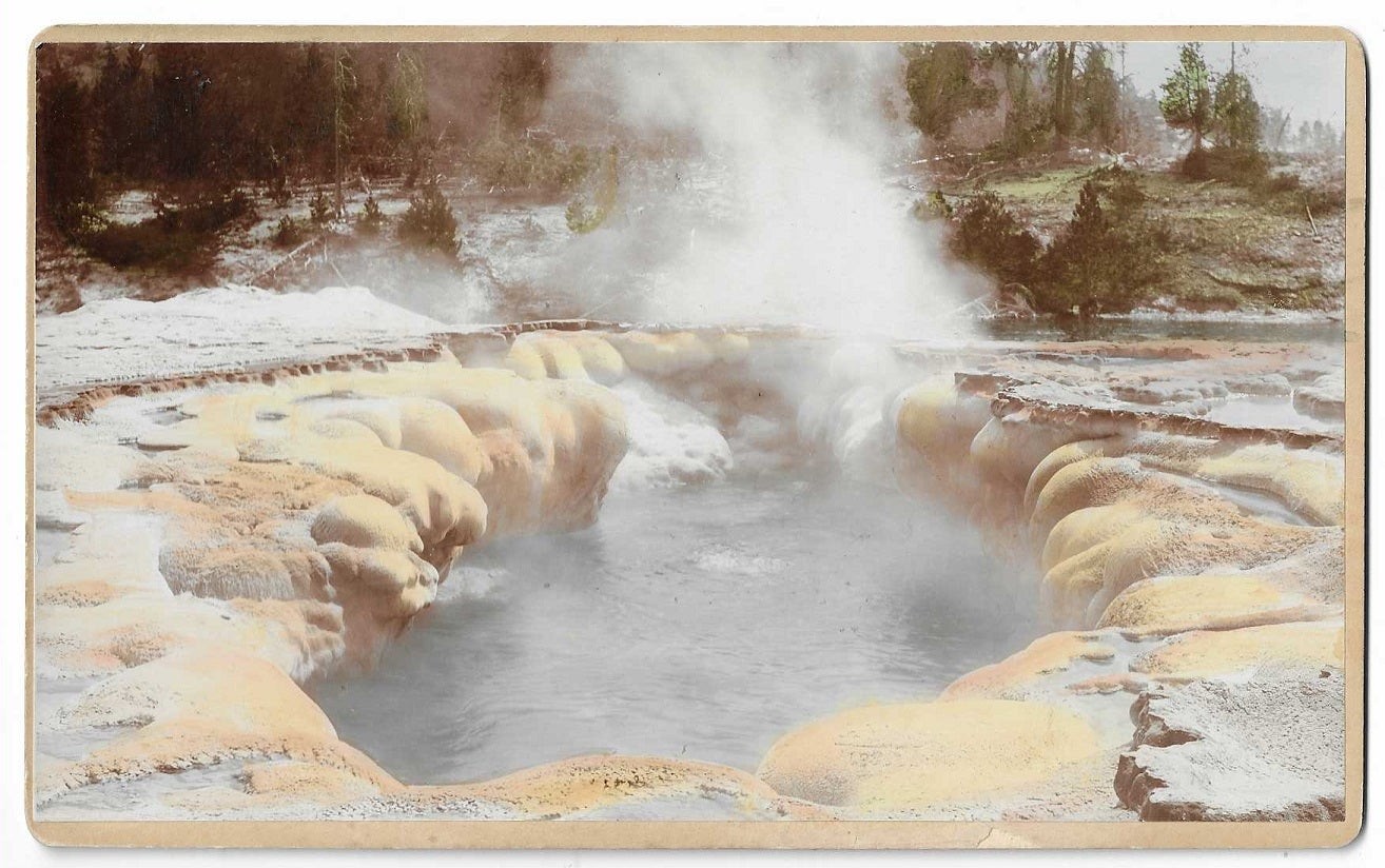 Frank Jay Haynes / Water Color Photographs Hand Painted Yellowstone National