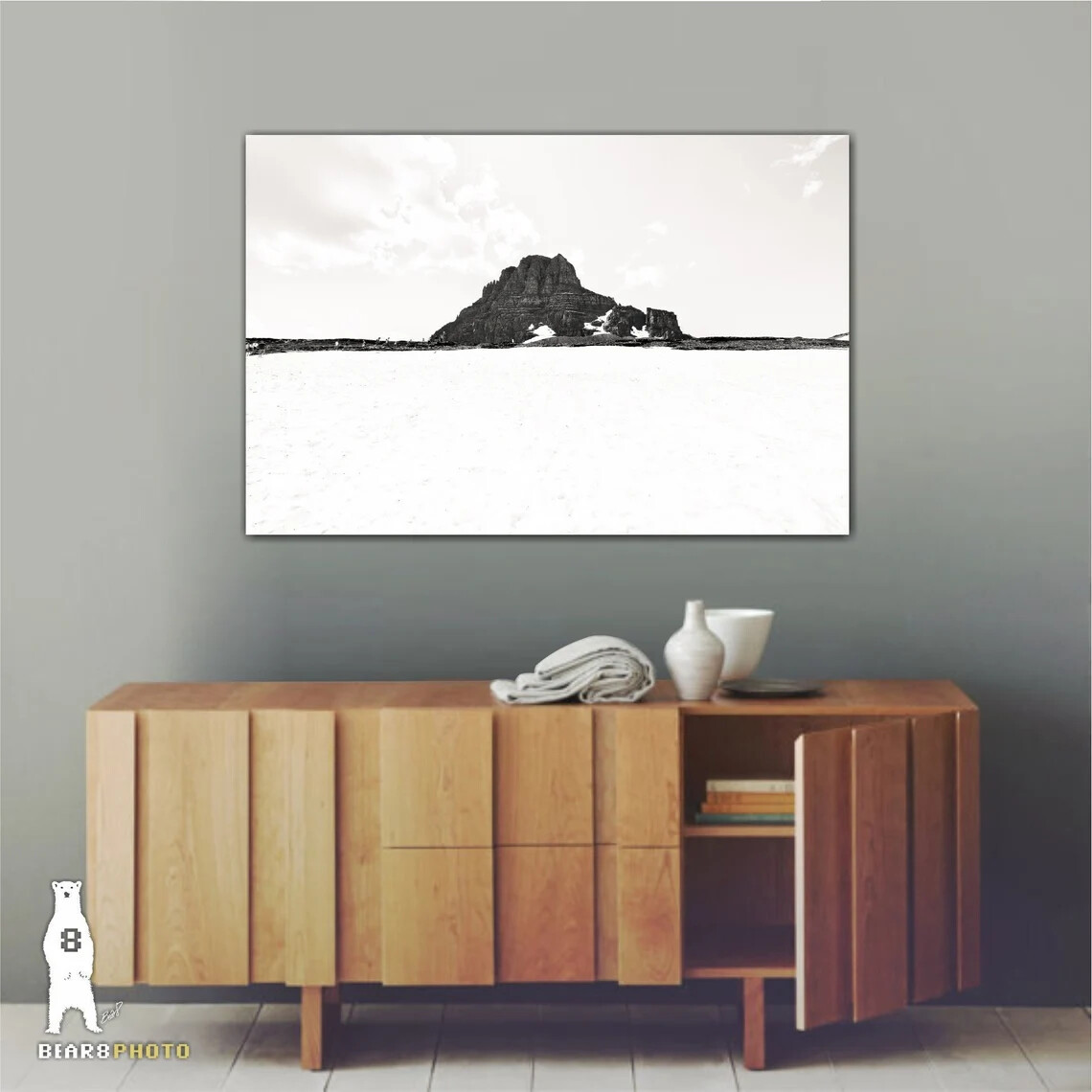 Clements Mountain – Glacier National Park, Montana – Minimalist Landscape Prints