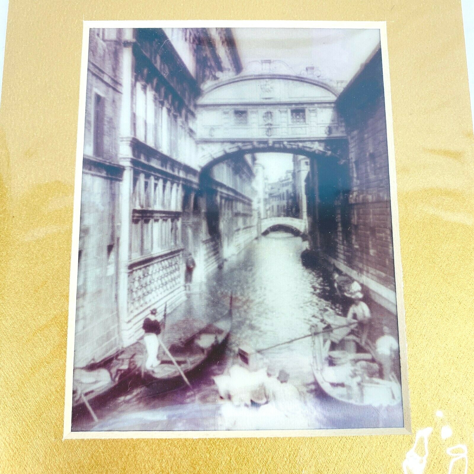 Bridge Of Sighs Venice Italy Stereoview 3-d Photo Reprint Stereographic Arts