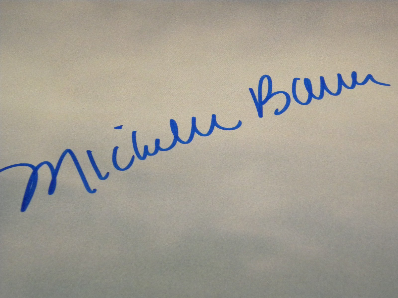 MICHELLE BAUER SCREAM QUEEN COLOR PHOTO AUTOGRAPHED BEACH 11×17