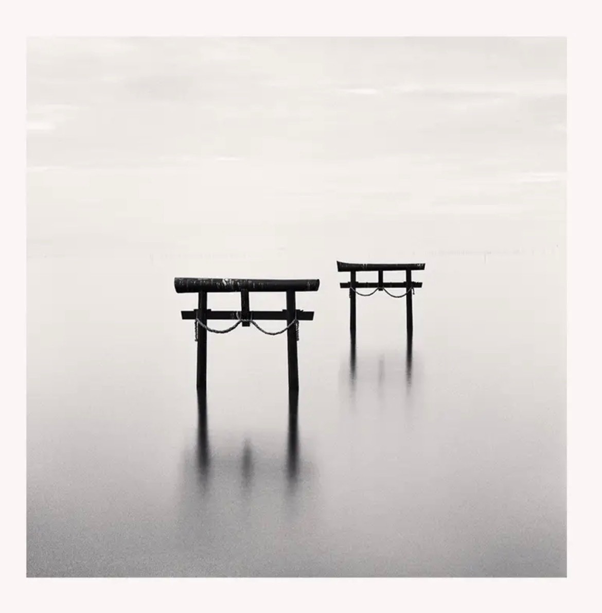 Magnum Square Print by Michael Kenna: Ōuo Shrine, Kyushu, Japan (Signed)
