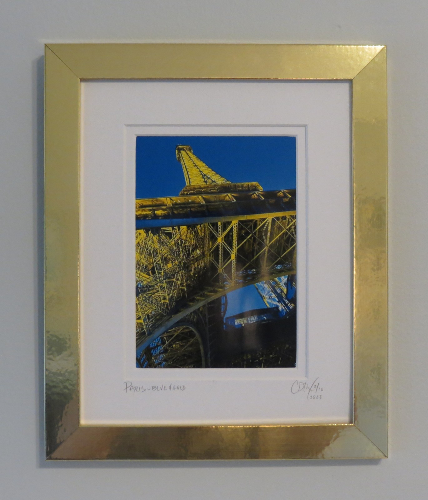 Paris France Architectural Travel Photography, Framed, Signed
