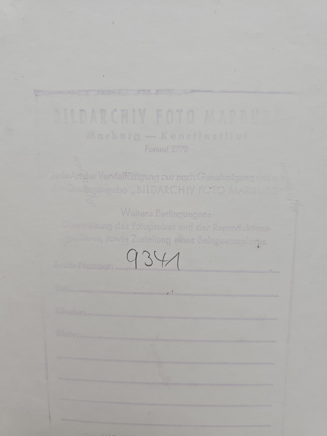Vintage Silver Gelatin Print of a Baroque Sculpture “Hovering Angel” Bildarchiv