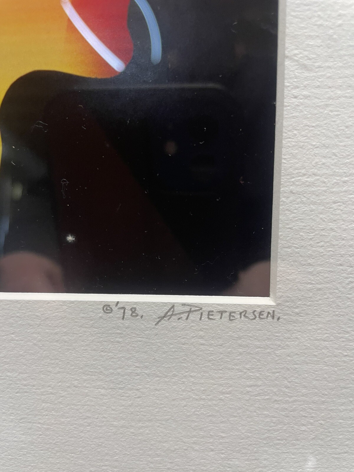 MCM Abstract 1978 VTG Alex Pietersen Signed Numbered Photo 81/200 “Three Heads”