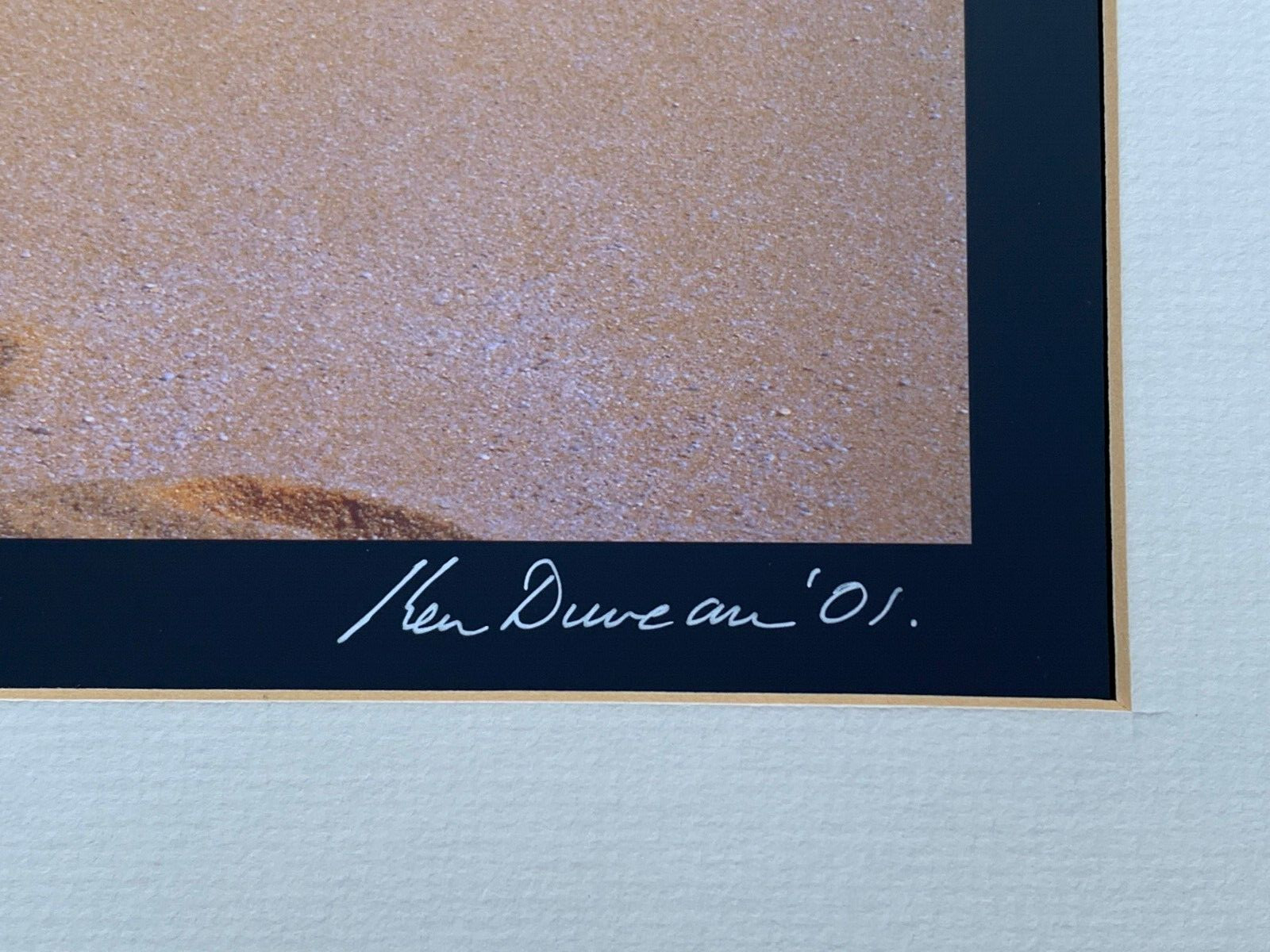 LARGE KEN DUNCAN SIGNED PANORAMIC PHOTOGRAPH REFUGE FOUND SEASCAPE AUSTRALIA COA
