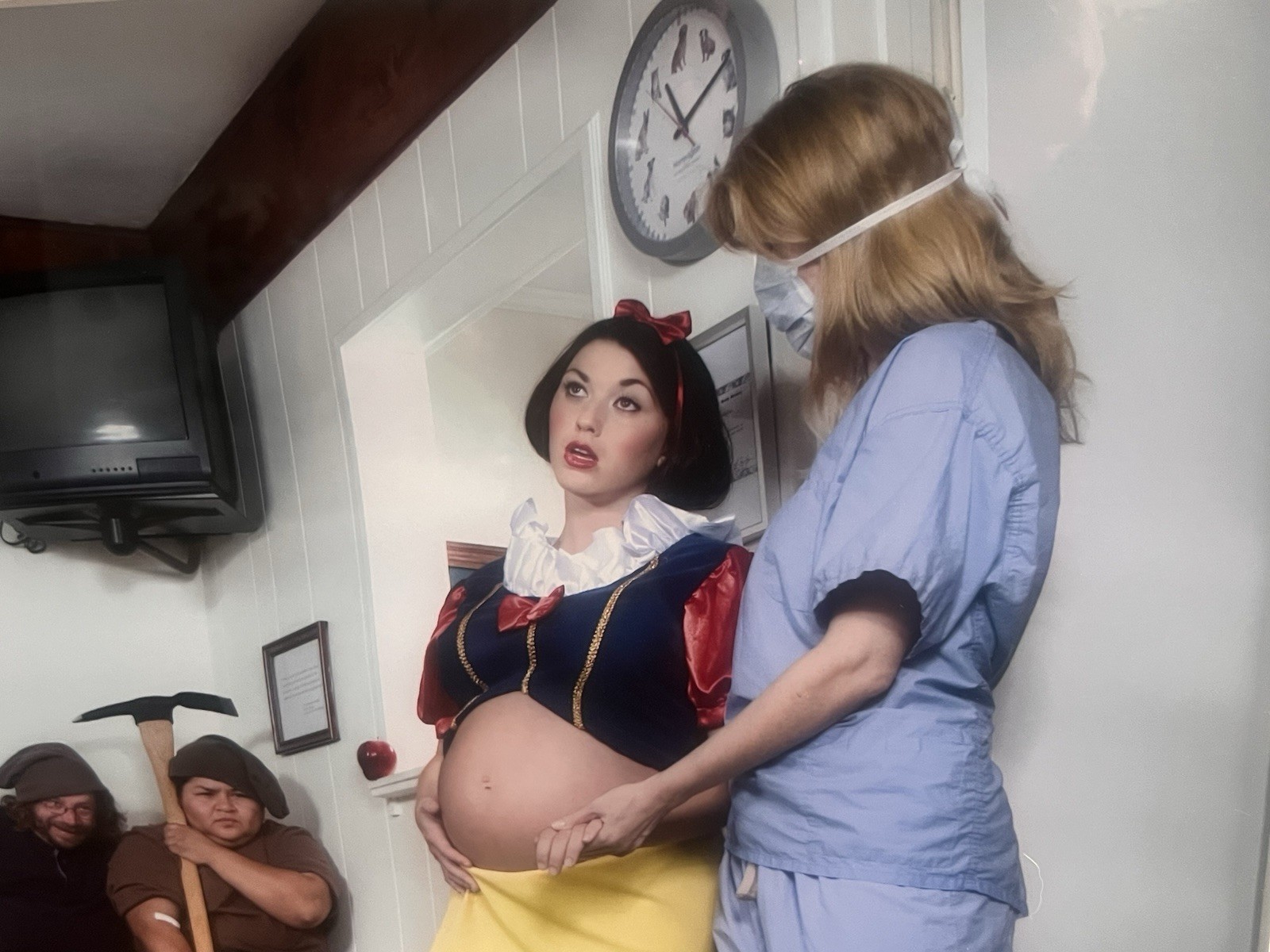 Mark Velasquez Snow White Seven Paternity Tests Framed Art Photograph 36×27