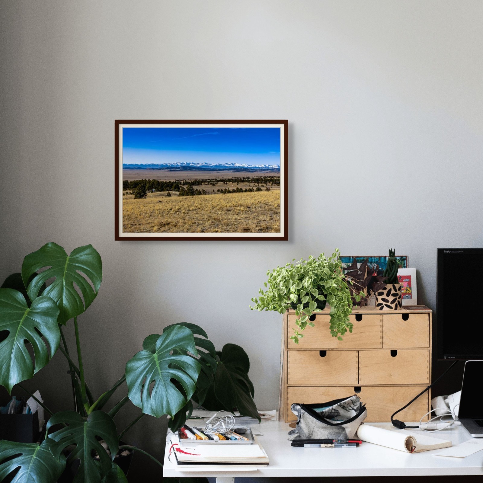 13×19 Fine Art Photography Print – Mountain Valley – Archival Photo Paper