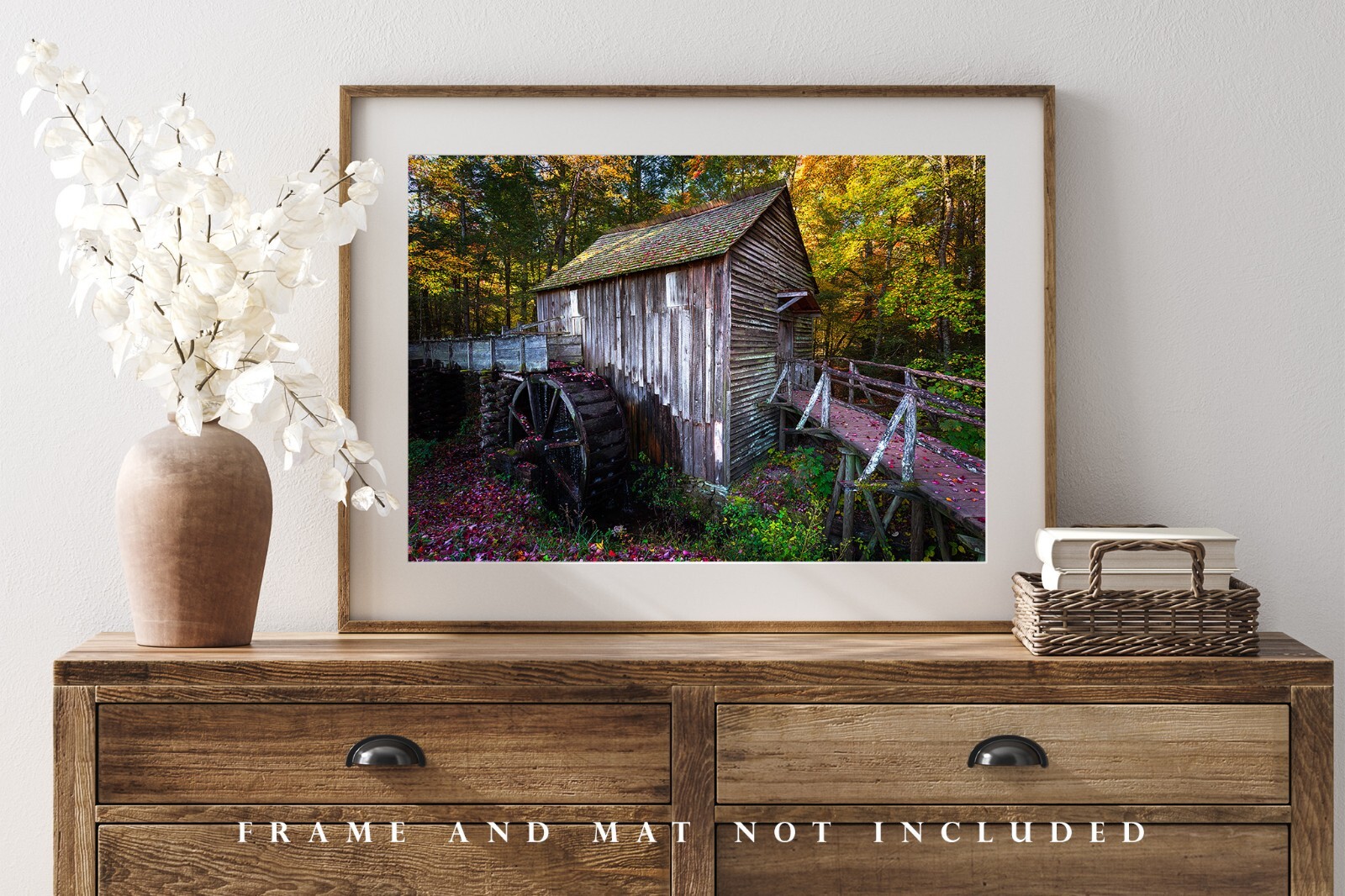 Cable Mill Photography Print: Tennessee Great Smoky Mountains Cades Cove Phot