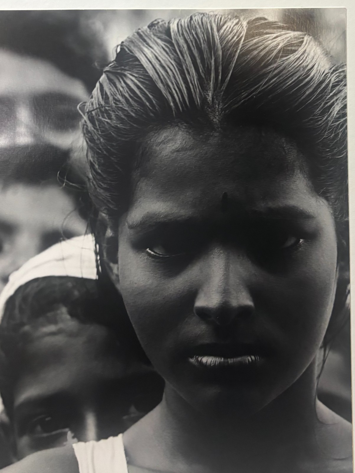Original CLEMENS KALISCHER ‘Sarkej, India’ GIRL w 4 Boys SIGNED Gelatin PHOTO