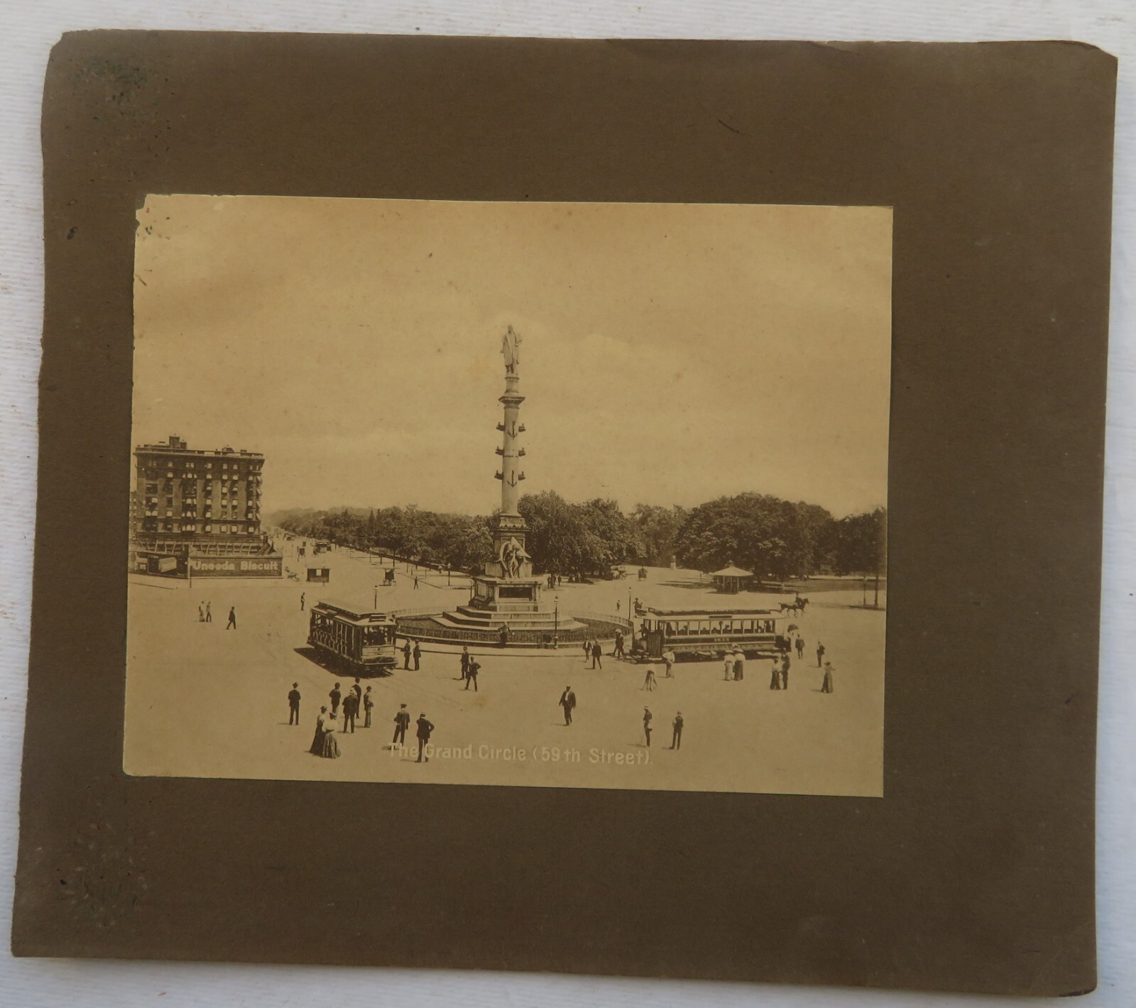 1903 NEW YORK National Art View Co Architect Monument Print photo Album sheets