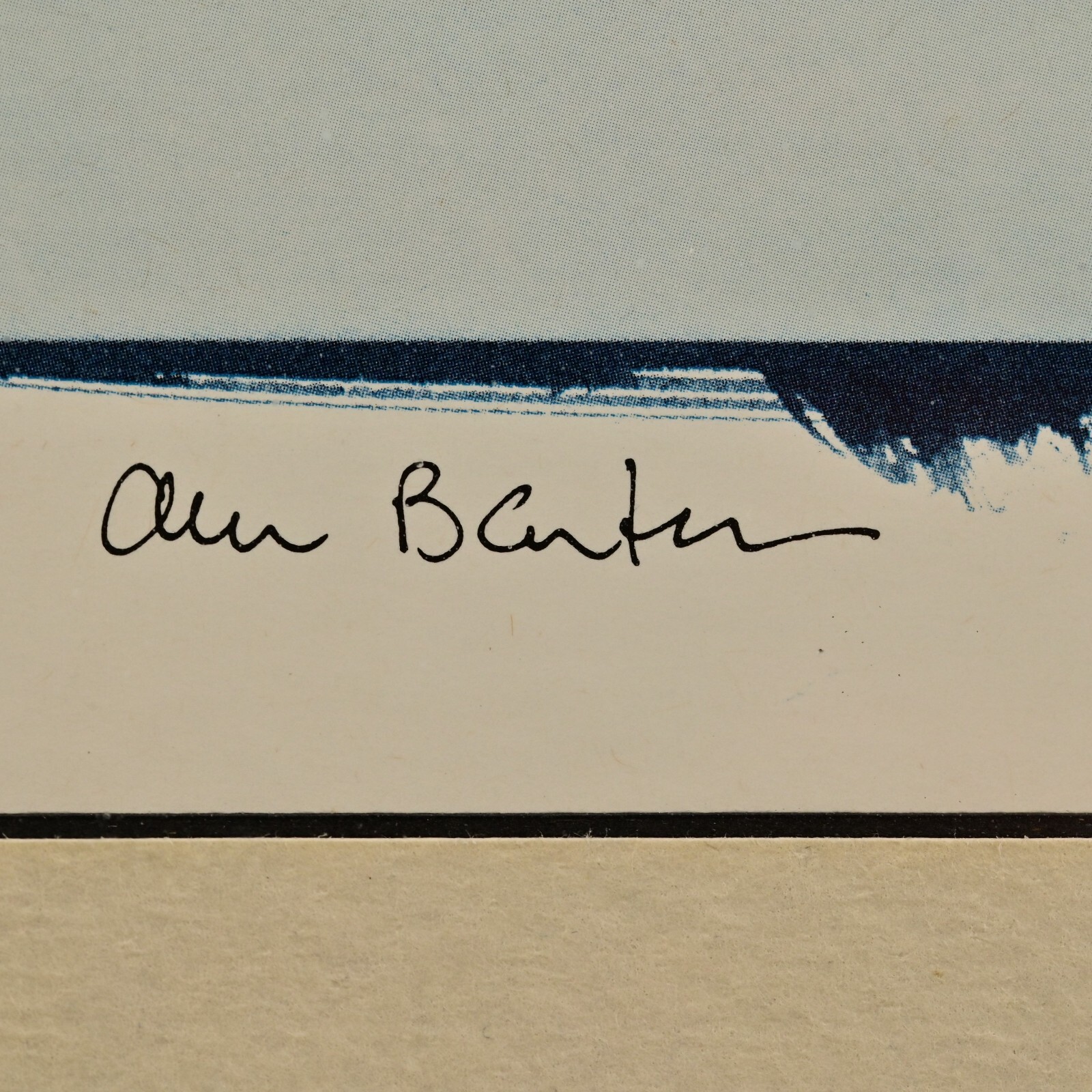 ALAN BLAUSTEIN Original Vintage Signed La Mappa Benches Tinted Photograph Print